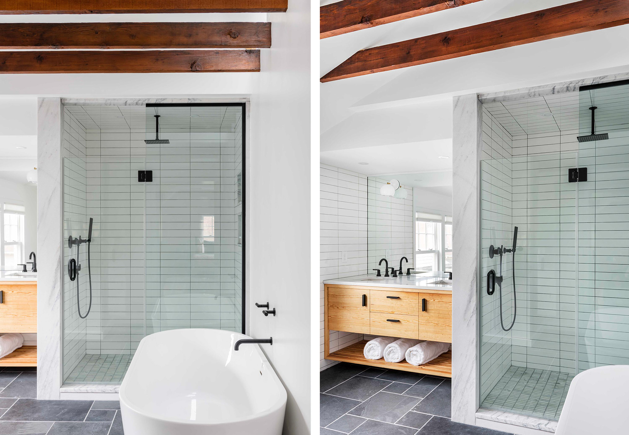 Jamaican Plain Bathroom Remodel by Shake Architecture